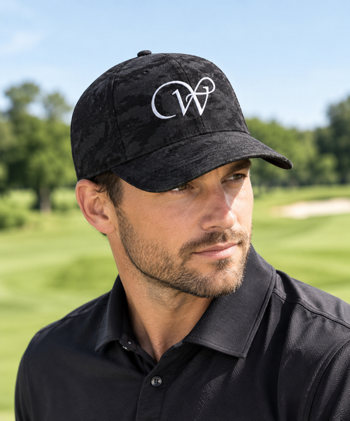 Golf Cap (BLACK CAMO)