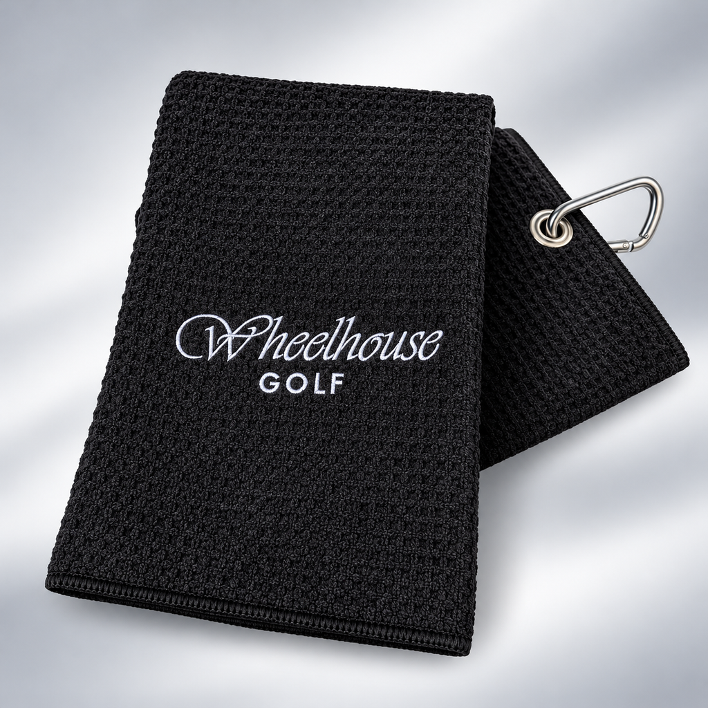 Golf Towel (BLACK WAFFLE)